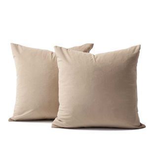 Cojin X2 Decorativo Cuadrado En Tela