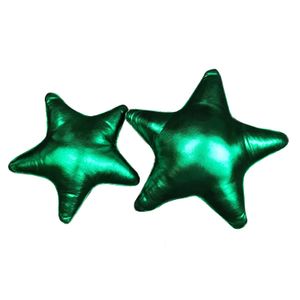 Cojin Decorativo Navidad Estrella x2 Verde-BANZAY