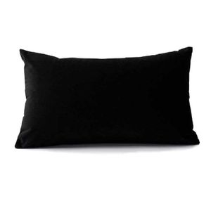 Cojin Almohada Tela 70x50 Negro-BANZAY