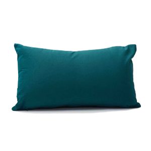 Cojin Almohada Tela 70x50 Azul Petróleo-BANZAY