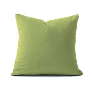 Funda Para Cojin Decorativo Cuadrado En Tela Verde Pistacho-BANZAY