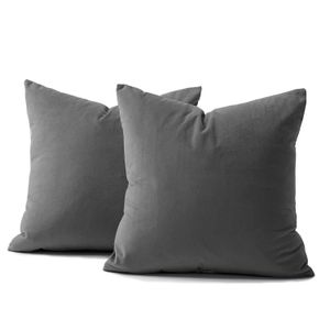 Funda X2 Cojines Decorativos Cuadrados en Tela - BANZAY