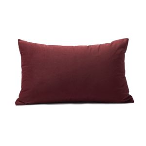 Funda para Cojin Almohada Tela 70x50 Vinotinto-BANZAY