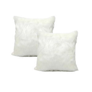 Kit X 2 Fundas Cojines Peluche Largo - BANZAY