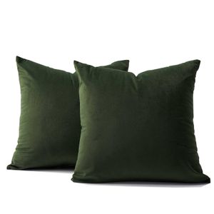 Funda X2 Cojines Decorativos Cuadrados en Tela - BANZAY