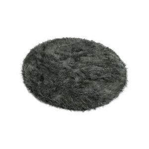 Tapete Antideslizante Peludo 100 cm Redondo - BANZAY