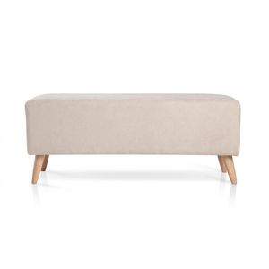 Puff Banco Otomano Liso Beige-BANZAY