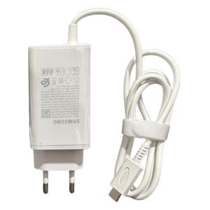 Cargador Samsung 65W Carga rapida Tipo C Blanco