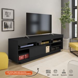 Mueble de TV 55" Bertolini Color Negro