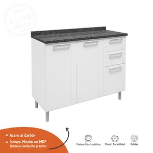 Mueble Inferior 1,05m Bertolini Multipla con Mesón