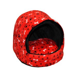 Cama igloo de peluche pequeña - Am mascotas