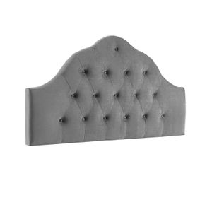 Cabecero Para Base Cama Semi Doble Mónaco Gris-BANZAY