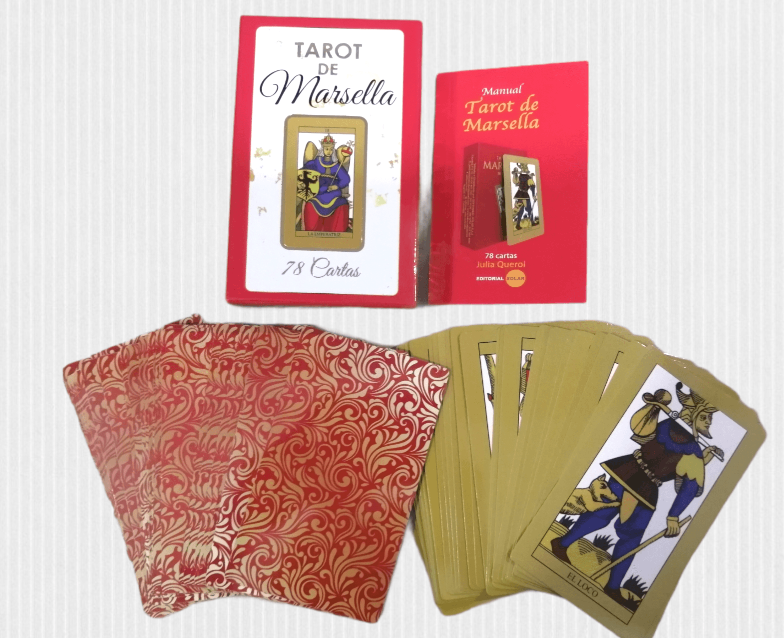 Libro Tarot de Marsella 78 Cartas - Dekosas