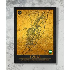 Cuadro Mapa Tunja - Interior P