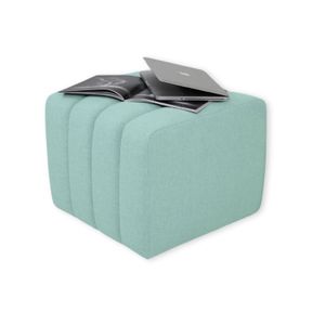 Puff Auxiliar Boston 55x55 Menta-BANZAY