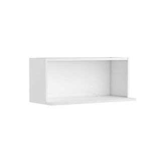 Mueble para Microondas de Cocina en Acero y MDP Bertolini Color Blanco