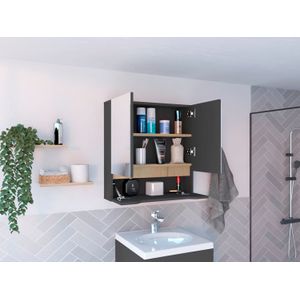 Mueble de Pared para Baño Laurent RTA Plomo + Duna