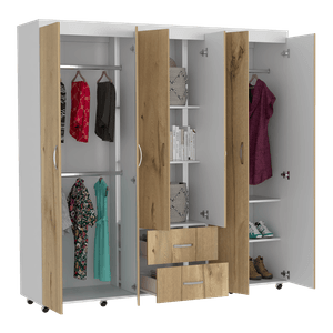 Closet Bariloche 200 X 200 X 50 RTA Blanco Duna