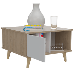 Mesa De Centro Acacia Rovere+Blanco