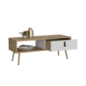 Mesa de Centro Huna 104 X 40 RTA Macadamia Blanco