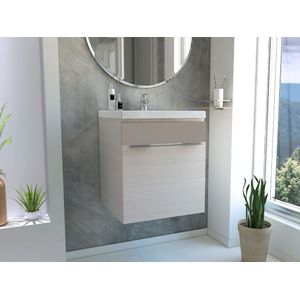 Mueble Baño Elipse Plus 45 Corona Niebla Taupe