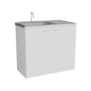 Mueble  Inferior Cocina Napoles 100 RTA Blanco