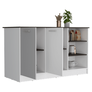 Isla de Cocina 150 RTA Ginger Milan Blanco