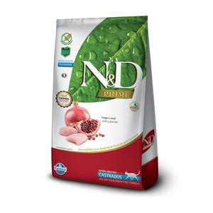 Comida Para Gato N&D Prime Frango Adult Castrado 7,5 Kg