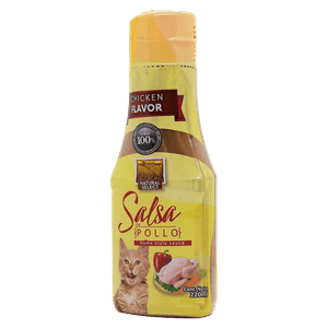 Salsa Natural Select Gatos Sabor Pollo 220 Ml