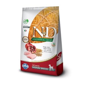 Comida Para Perro N&D Ancestral Frango Adulto Medium 2,5 Kg