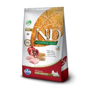 Comida Para Perro N&D Ancestral Frango Adult Mini 10,1 Kg