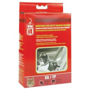 Arnes Seguridad Perro Carro Xs Negro