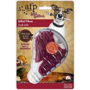 Juguete Plastico Perro T-bone All For Paws Rojo