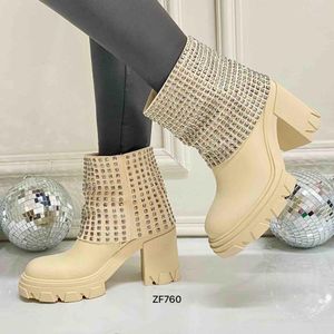 Calzado Incanta shoes Botín Beige Doblex Tacón Zf760