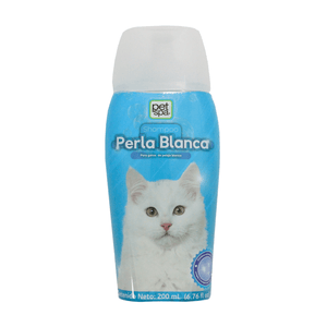 Shampoo Gatos Perla Blanca 200 Ml