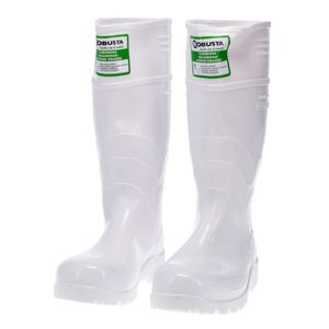 Bota guerrera blanca con puntera talla 36 Robusta