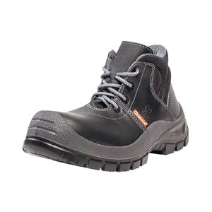 Bota Trooper cuero negro con puntera talla 37