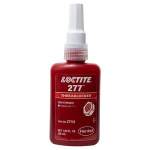 Fijador de Rosca fuerza Alta Loctite 277 x 50 Ml