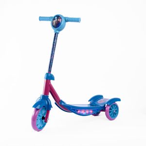 Patineta Scooter Infantil Azul Mora con Luces 3Ruedas - Frozen