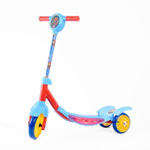 Patineta Scooter Infantil Rojo Azul con Luces 3Ruedas - Spidey