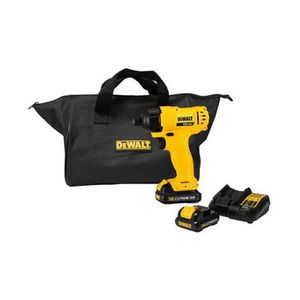 Kit Atornillador De Impacto Inalámbrico Ion-Litio De 1/4". 12 V Max. + 2 Bat. + Cargador Dewalt DCF805C2-B3