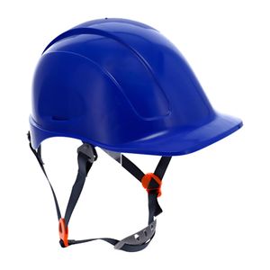 Casco dieléctrico azul con tafilete 6 apoyos ratchet  Zubiola