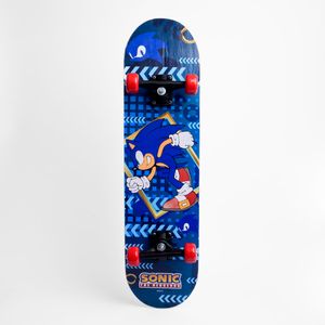 Patineta Skate Entretenimiento Principiantes Azul 79cm - Sonic