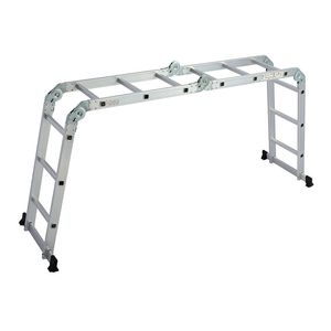 Escalera multipropósito de aluminio 12 peldaños 3.6mt