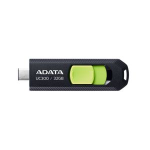 Memoria USB Tipo C Adata UC300 32gb Retractil Negro Verde