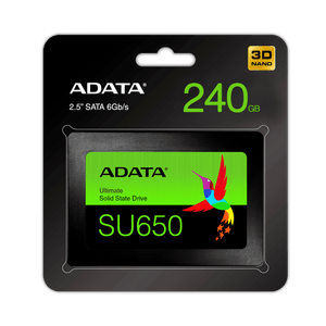 Disco Solido SSD Interno Adata Ultimate ASU650SS240GTR 240GB Negro