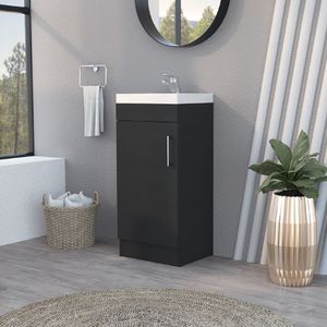 Mueble Inferior para Baño Lotus Bertolini Color Wengue