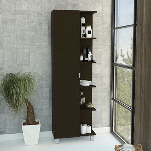 Mueble Esquinero para Baño Facto Bertolini Color Wengue