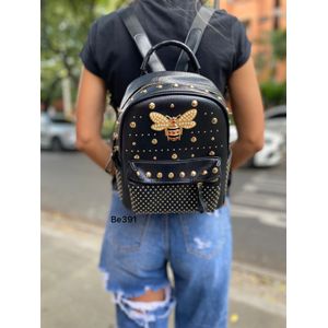 morral negro detalles dorado