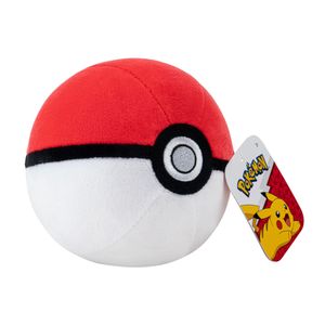 Peluche Poke Ball 12Cm Pokebola Rojo Blanco - Pokemon